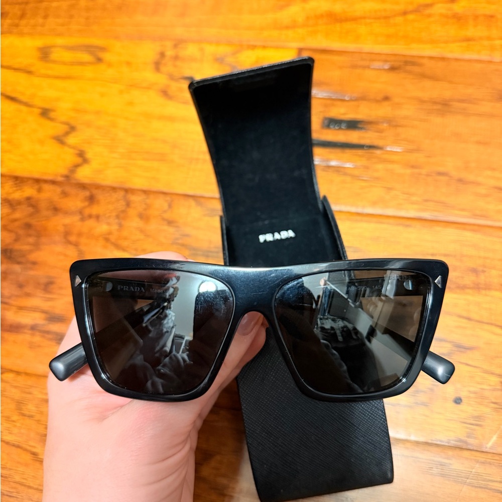 Prada Black Square Sunglasses for Men